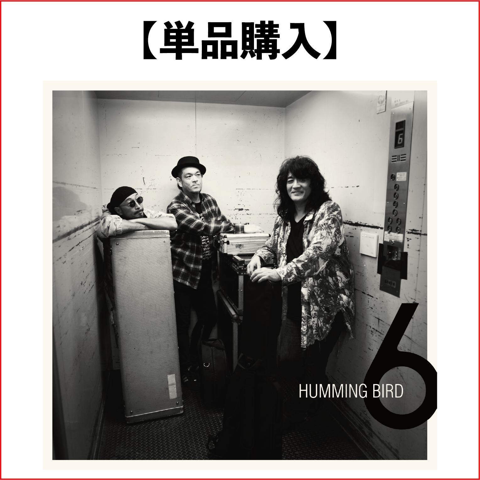 福山芳樹　ソロアルバム１枚 HUMMING BIRD６枚 単品購入】 CD『6』特典付き ※送料安 ※日時指定不可(ネコポス